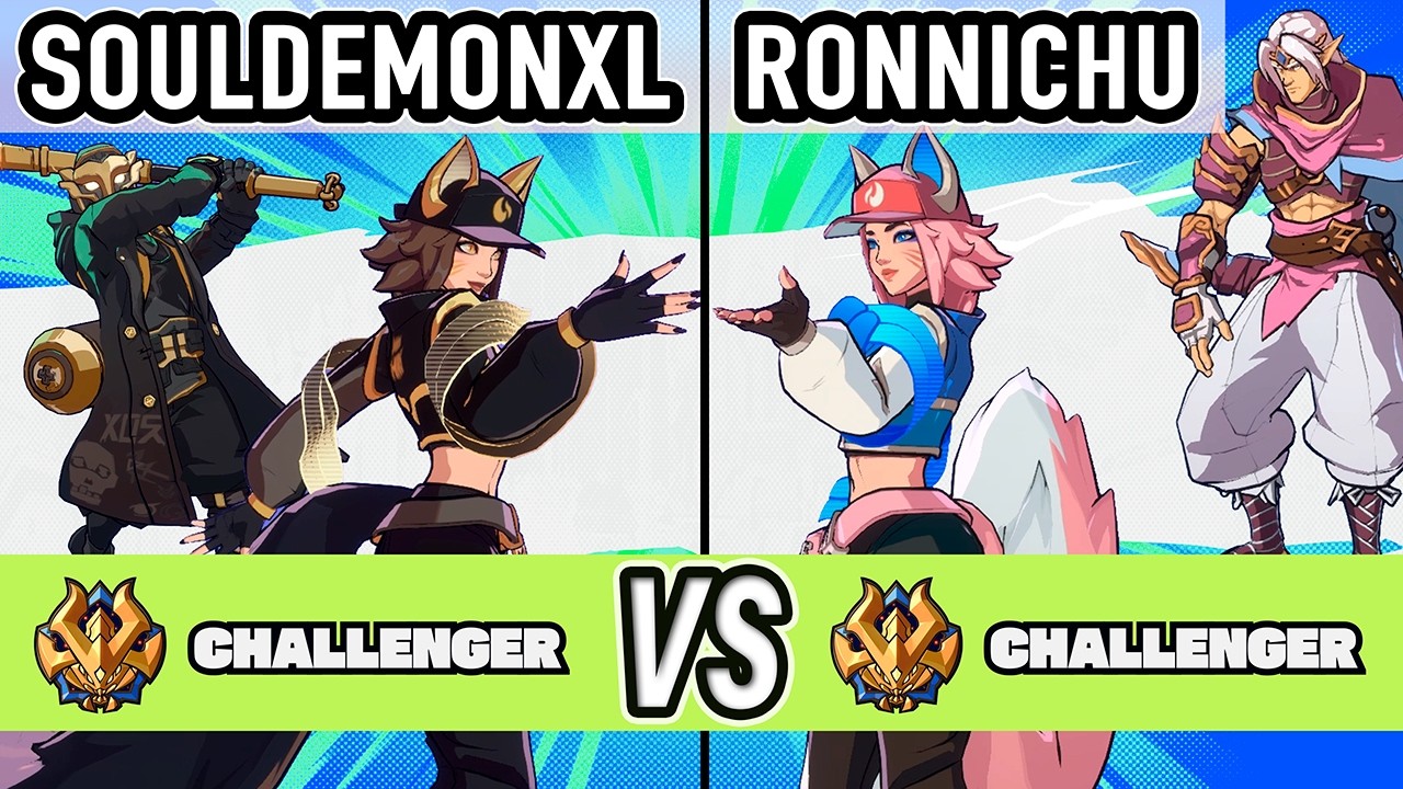 2XKO ▰ SoulDemonXL (Ahri / Ekko) vs Ronnichu (Ahri / Yasuo) ▰ High Level Gameplay