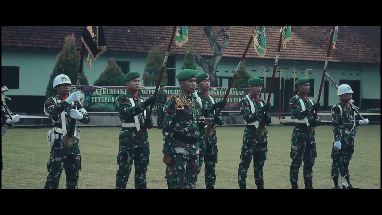 Sertijab Komandan Seksi Markas Batalyon (Dansi Mayon) dan Bintara Pelatih (Batih) Kompi Yonzipur 18