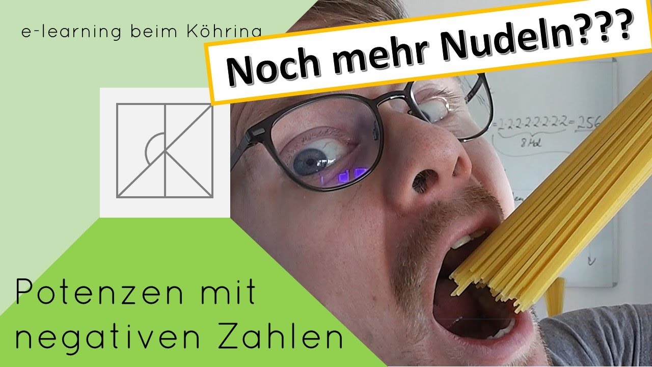 Potenzen mit negativen Zahlen - rationale Zahlen - Einfach erklärt - Schulmathe