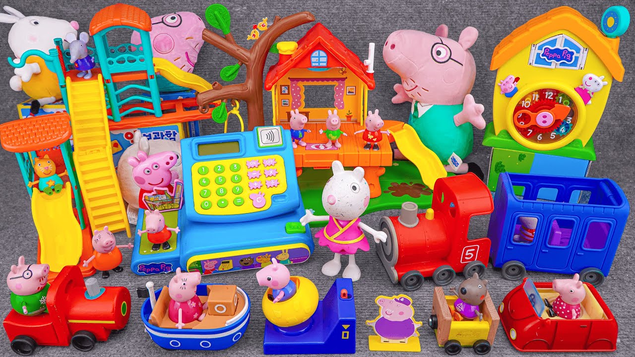 102 Minutes of Satisfying ASMR Unboxing | Adorable Peppa Pig Playful Treehouse & Playground Playset