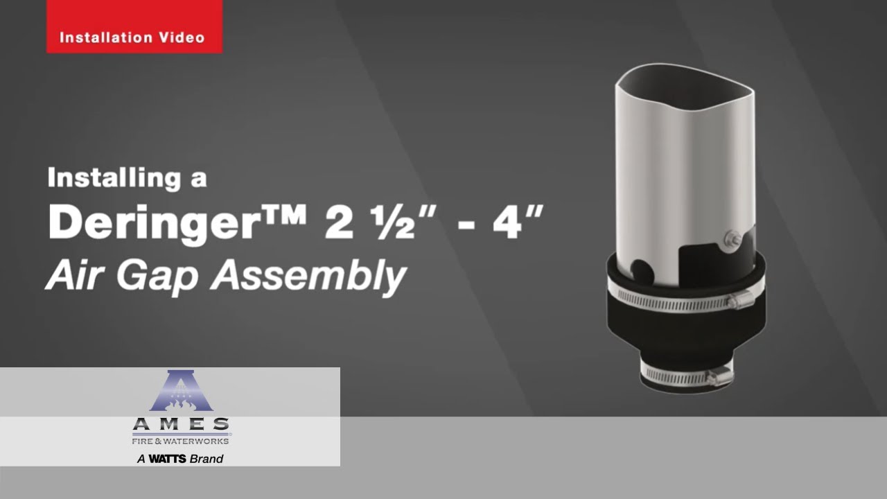 Installing a 2 &frac12;&rdquo; - 4&rdquo; Air Gap Assembly