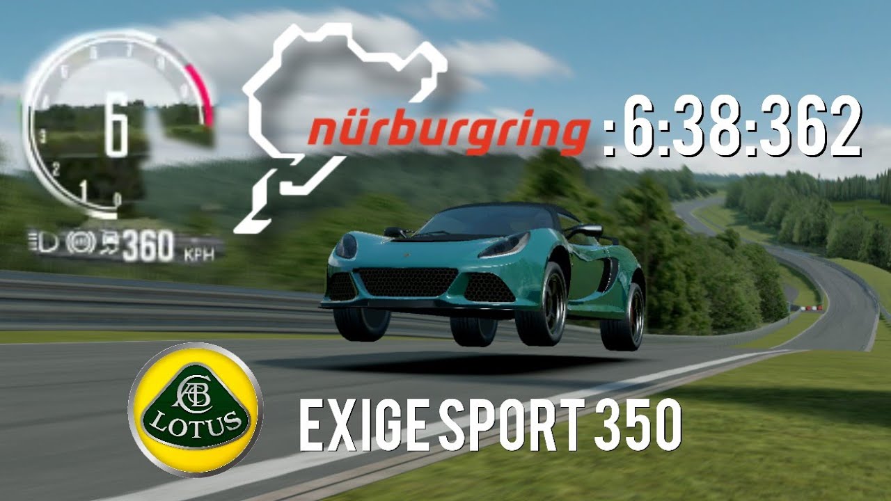 ASSOLUTO RACING  |  N&Uuml;RBURGRING NORDSHLEIFE |  LOTUS EXIGE SPORT 350 (6:38:362)