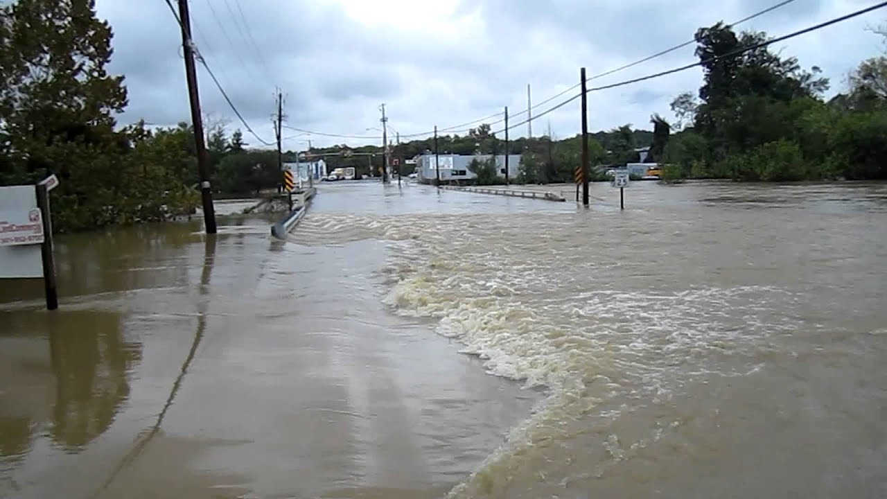 Flooded Intersection of 202 and Old Marlboro Pike 9/8/2011