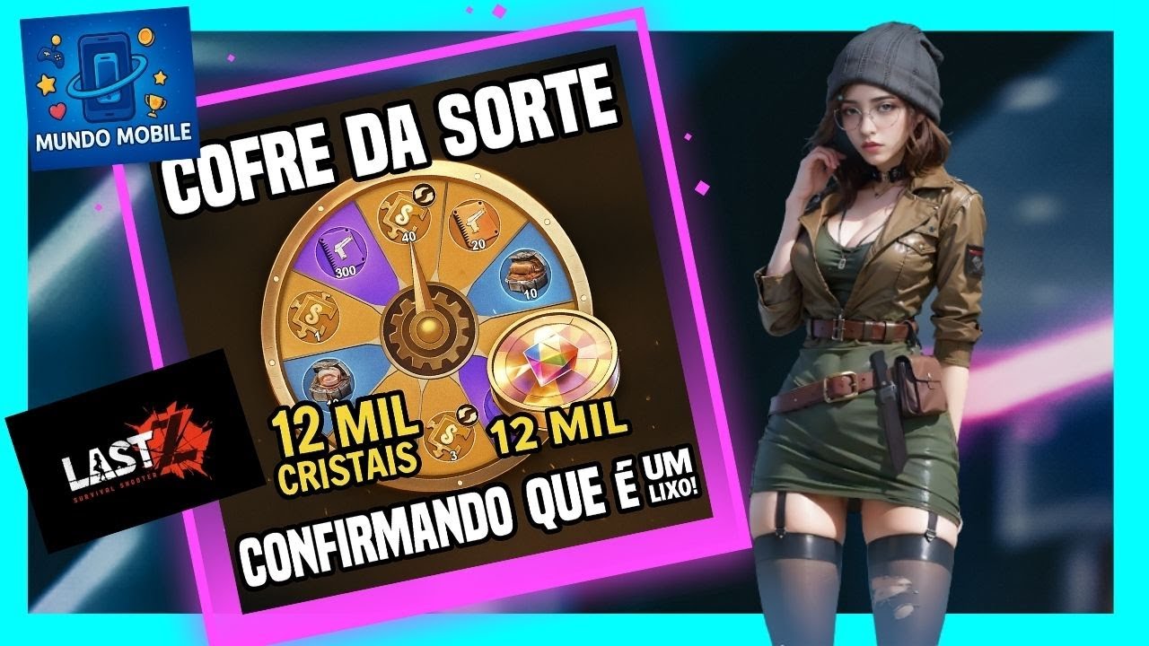 Cofre da Sorte – Vale a Pena? Teste de 12 Mil Cristais! | Last Z Survival Shooter