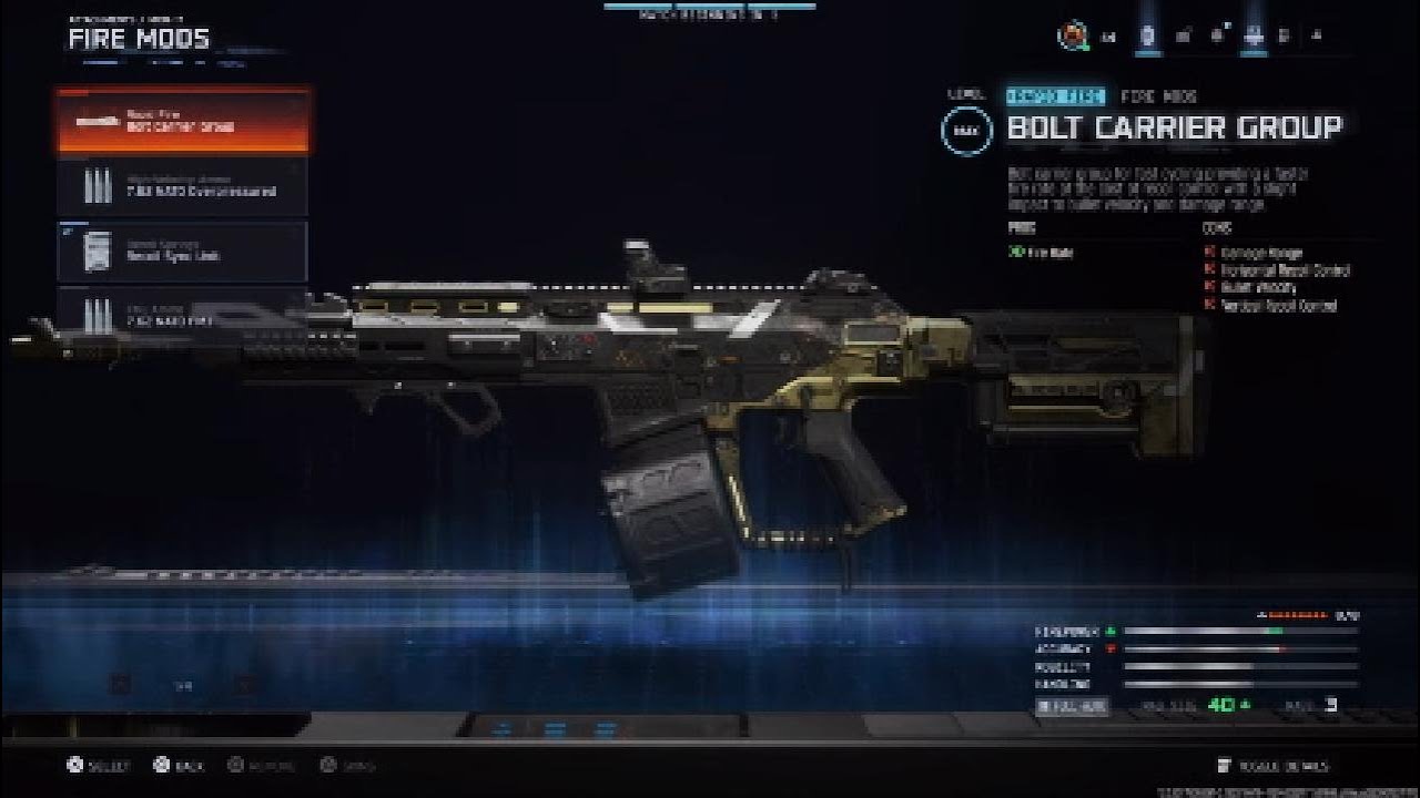 Black Ops 7 MXR-17 rapid fire (fire mod)