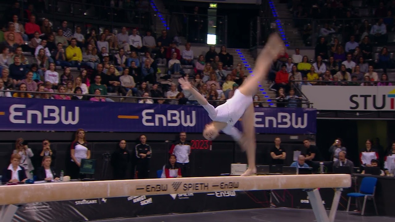 Marlene Gotthardt (GER) Schwebebalken  - EnBW DTB Pokal 2023 (Stuttgart) Turnen