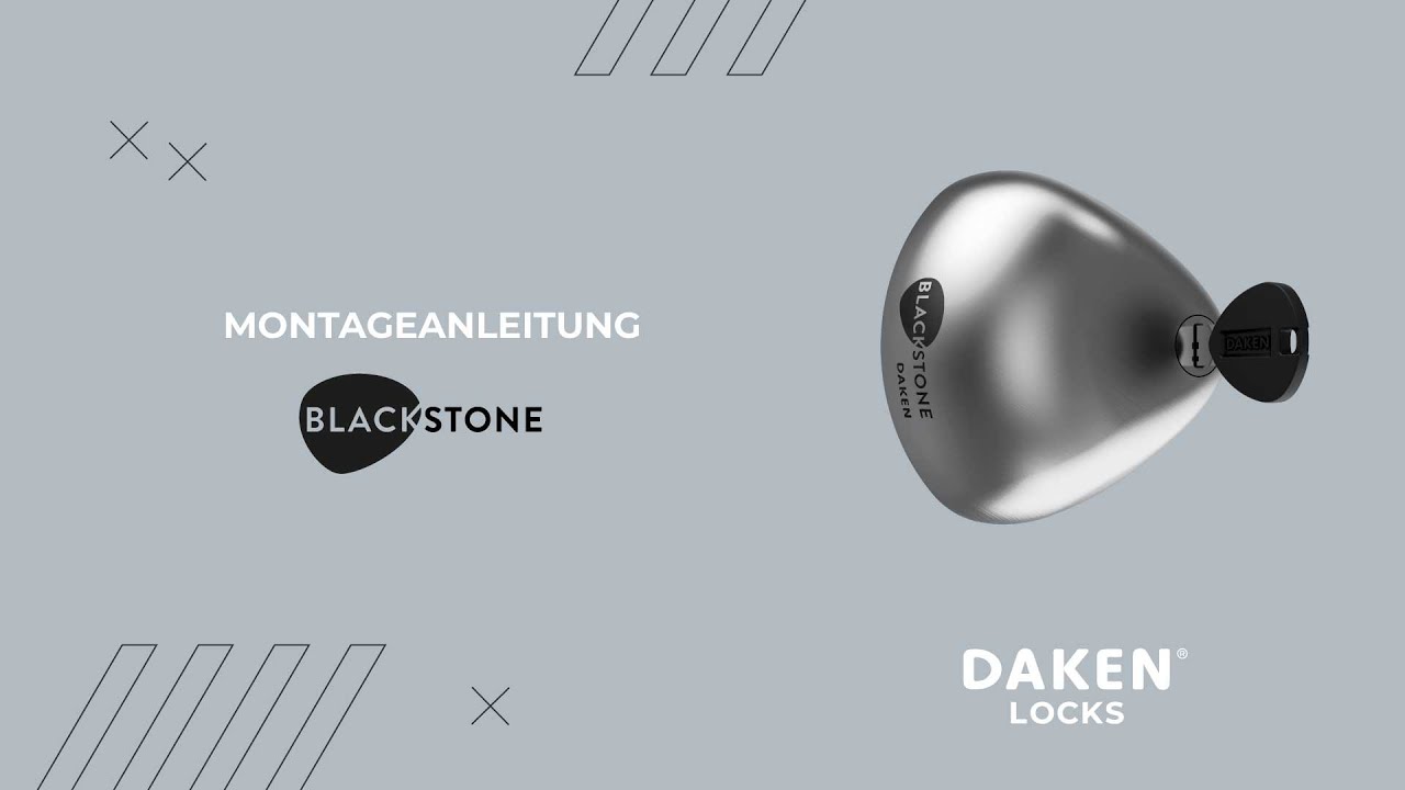 Daken BLACKSTONE - MONTAGEANLEITUNG