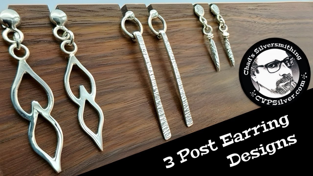 3 Easy Everyday Earring Projects:  A Silversmithing Tutorial