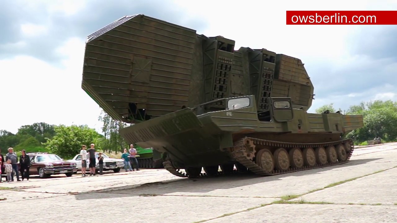 Soviet (Russia) Tracked Amphibious Ferry GSP-55 | Exterior and Interior Walkaround & drive