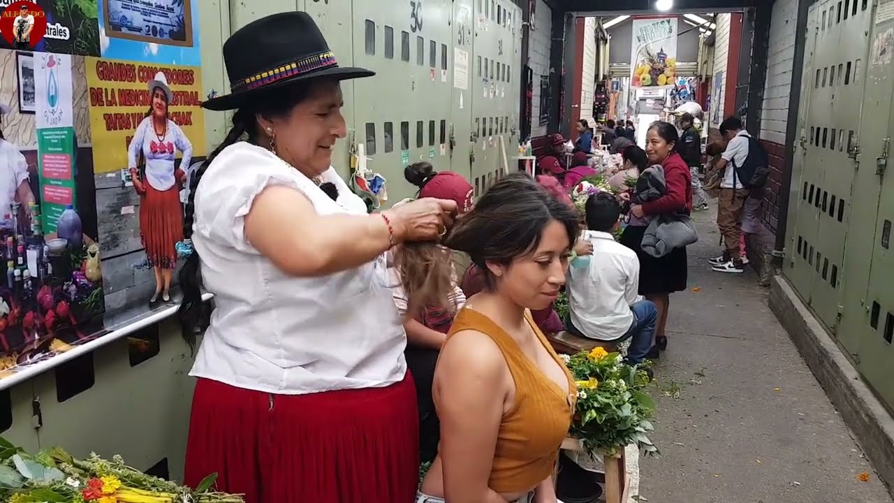 DOÑA ROSA - ASMR OLD SCHOOL MARKET LIMPIA (Feria Libre Cuenca), SPIRITUAL CLEANSING