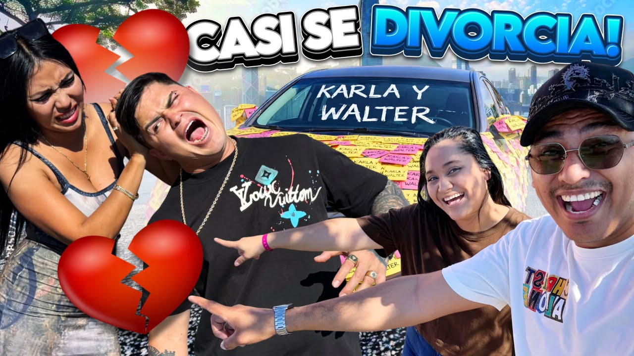 LA EX DE WALTER LE RAYÓ TODO EL CARRO// su ESPOSA casi lo DEJA 
