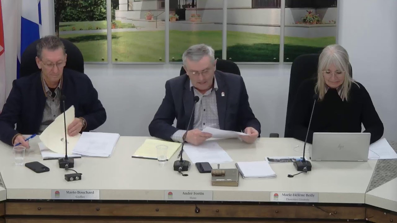 Séance ordinaire du conseil municipal | 03 mars 2025