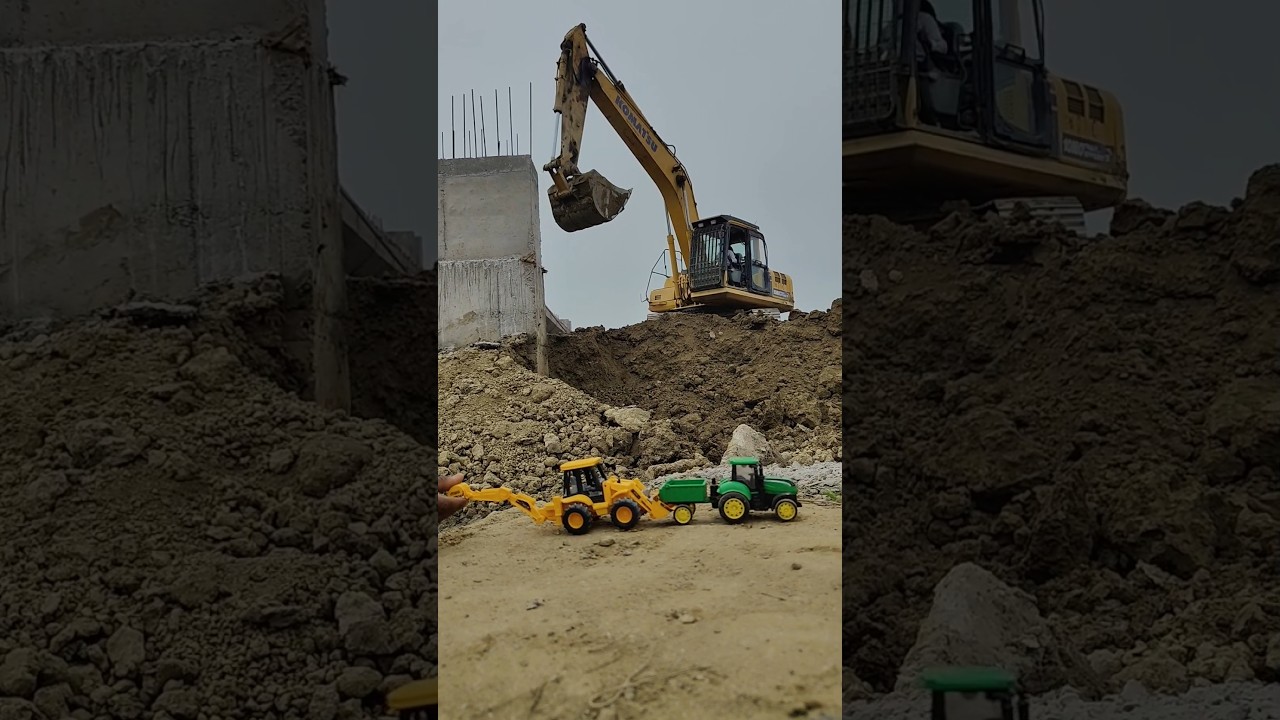 Remote Control Jcb And Dumper Truck Unboxing And Testing Short Video ||