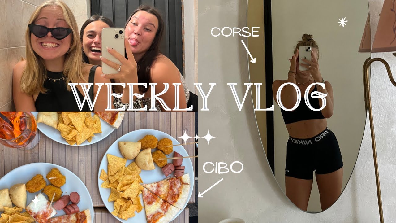GIORNATE NO, APERITIVI  E VOGLIA DI RINCOMINCIARE - Weekly Vlog || FC