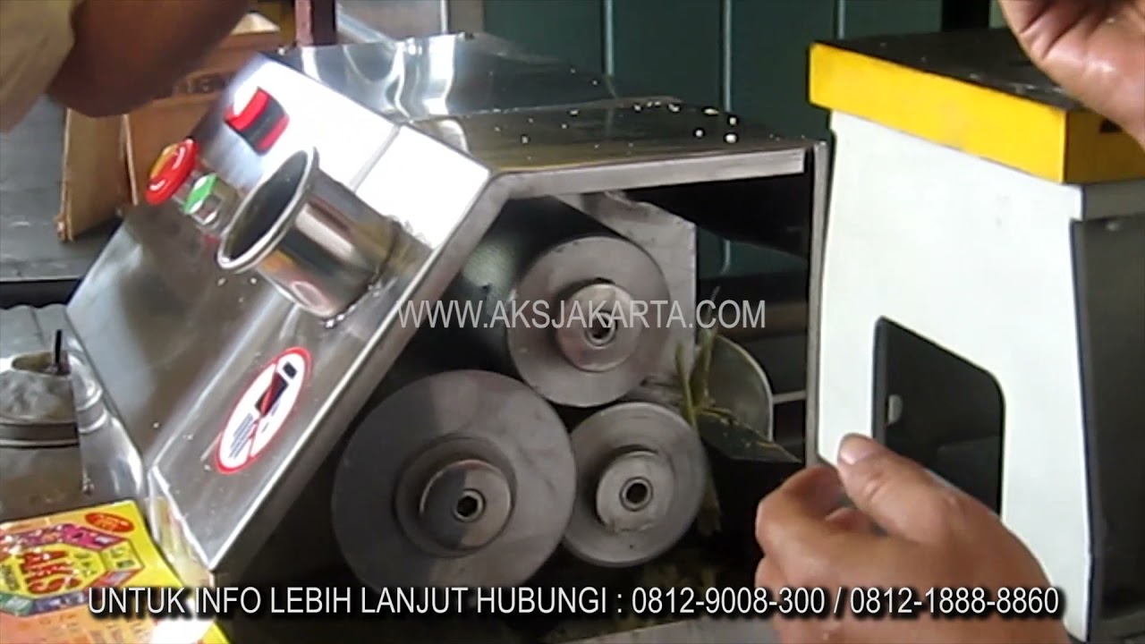 SUGAR CANE JUICE EXTRACTOR - MESIN PENGGILING TEBU ELECTRIC ( CC3R )