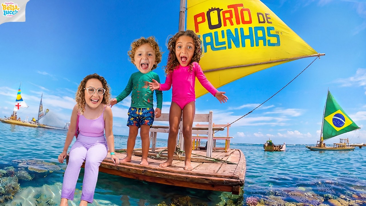 UM DIA INCR&Iacute;VEL EM PORTO DE GALINHAS NO NORDESTE! - FAM&Iacute;LIA BELLA E LUCCA SHOW
