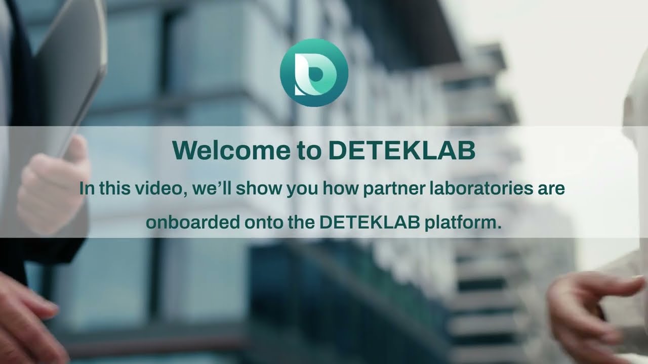 DETEKLAB Partner Laboratory Onboarding
