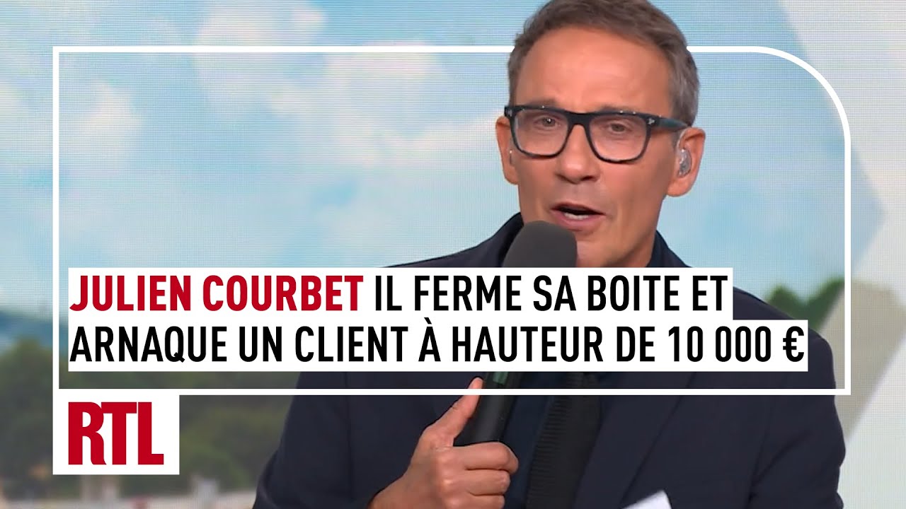 Julien Courbet : Il ferme sa boite et arnaque un client à hauteur de 10 000€