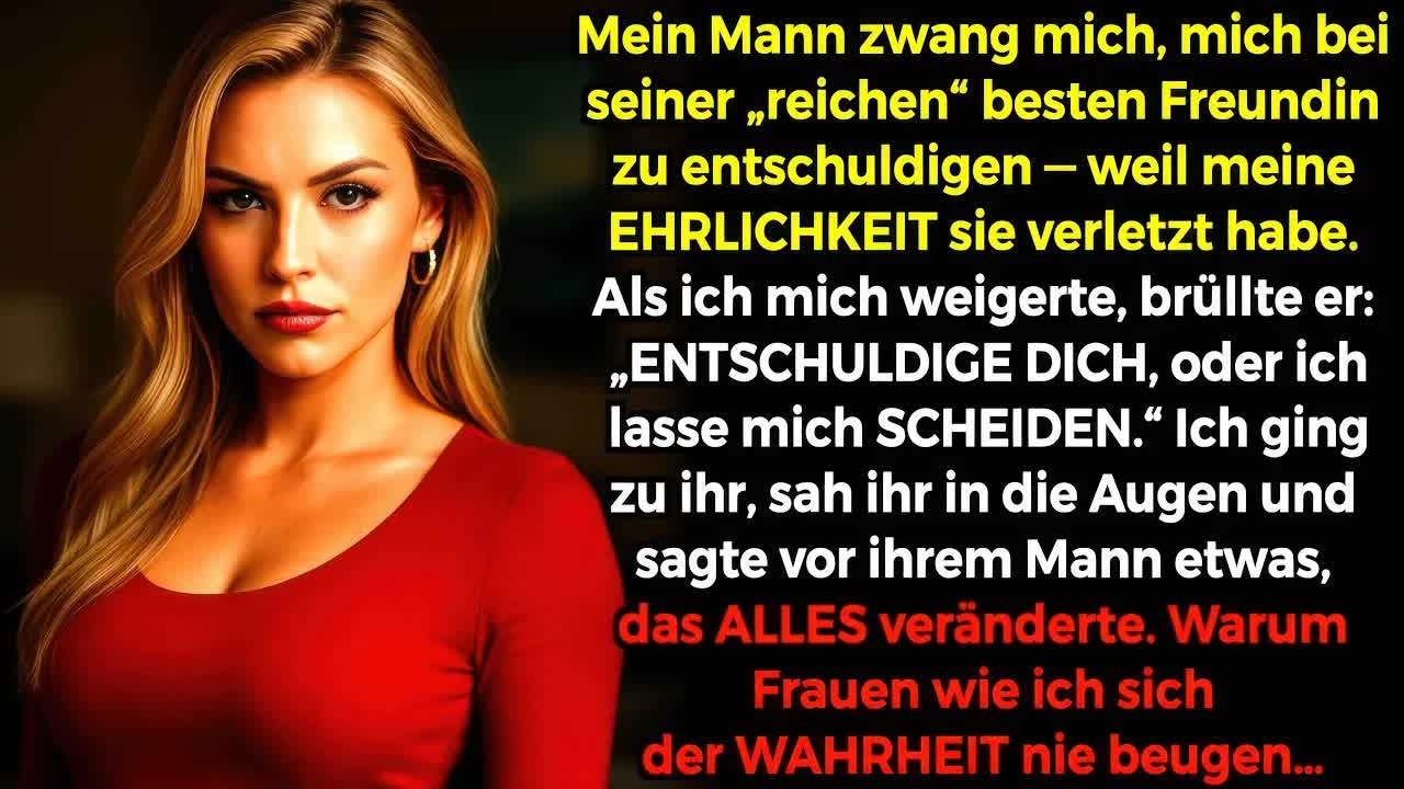 Er zwang mich, mich bei der &bdquo;reichen&ldquo; besten Freundin zu entschuldigen, doch Worte zerst&ouml;rten al