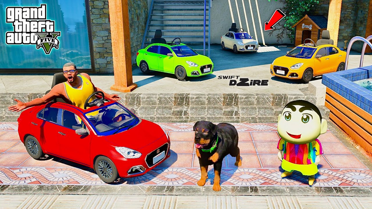 Franklin & Shinchan Buy Mini  Suzuki Dzire Toy Car in GTA 5 | JNK GAMER