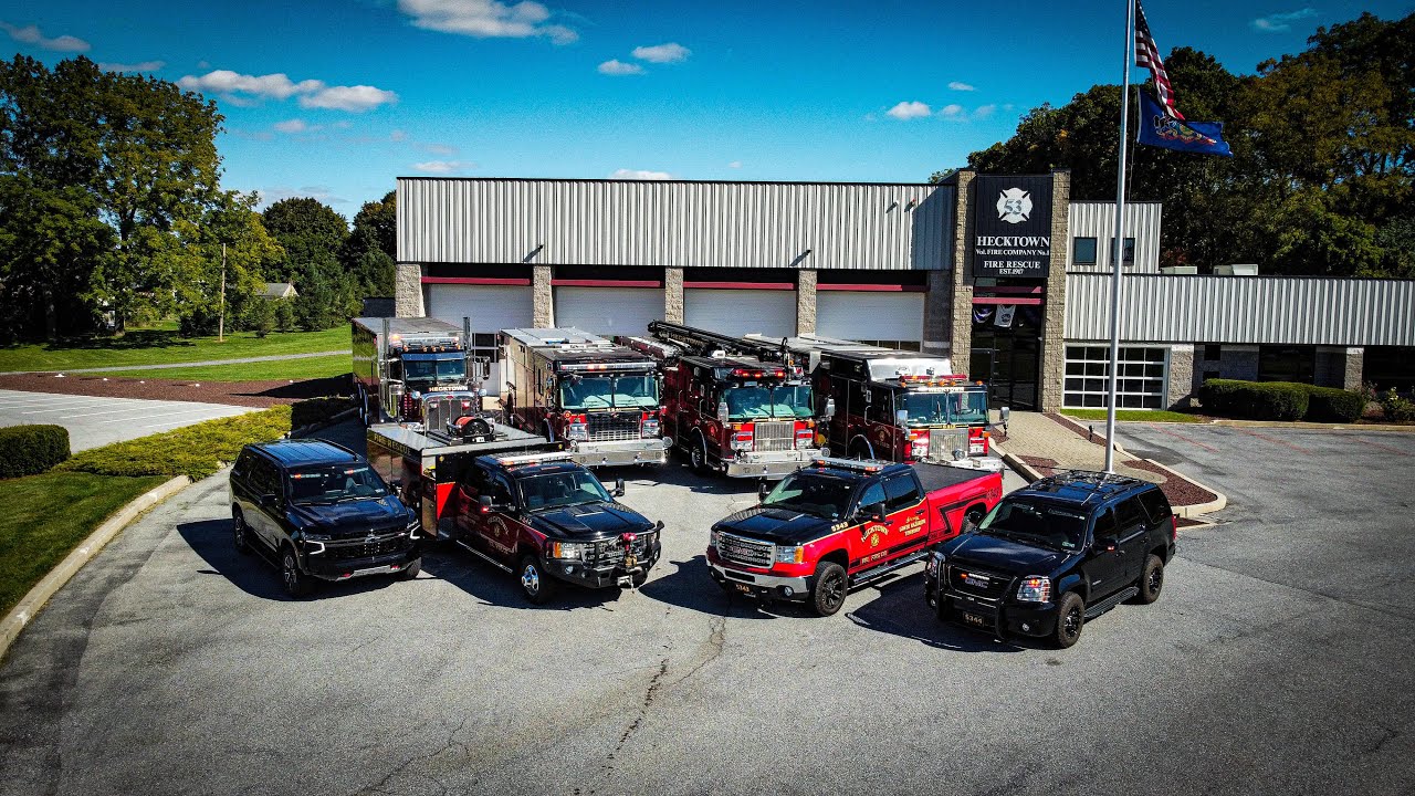 Hecktown Fire Company Fly Around of **NEW** Rescue and Tanker