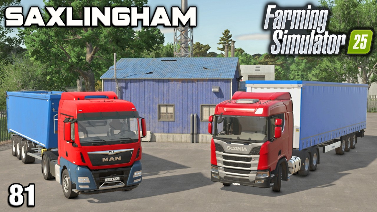 EXPANDING THE HEAVY FLEET AND BUILDING AN OIL MILL Saxlingham FS25 Ep 81