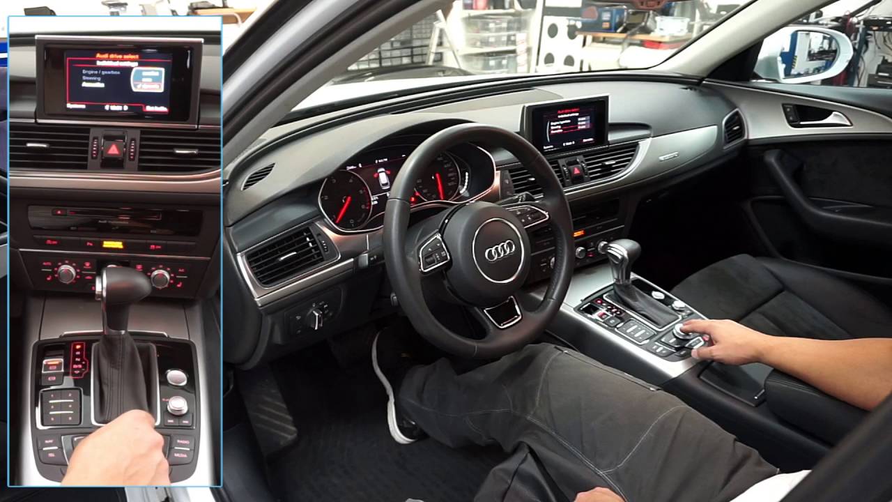Sound Booster integrerad styrning av motorljud i Audi MMI