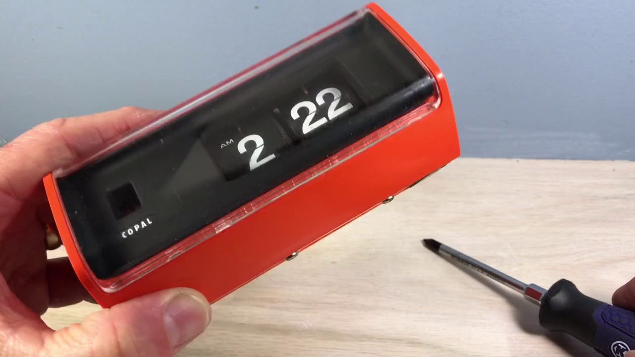 Copal Flip Clock Model 222 Disassembly