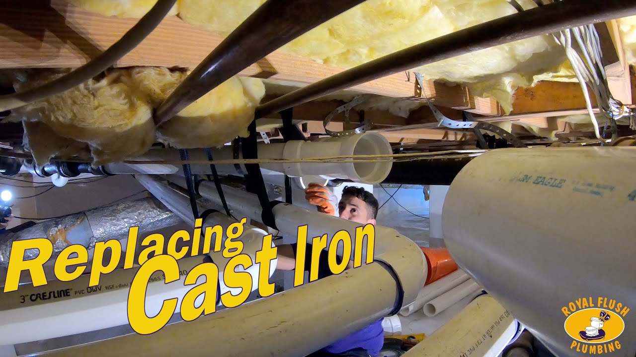 Residential Plumbing: Replacing An Old Cast Iron Sewer Line
