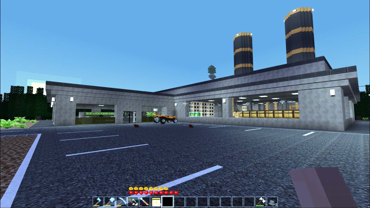 Minetest Techage - TA3 / Power Station & Quarry Machines