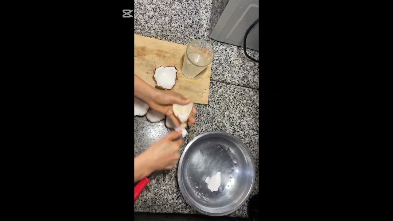 Como sacar la leche de coco #Demiparami#...