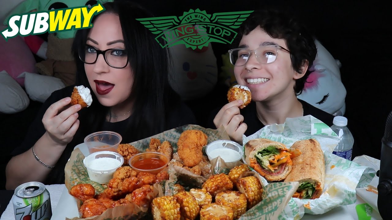 WINGSTOP AND SUBWAY MUKBANG