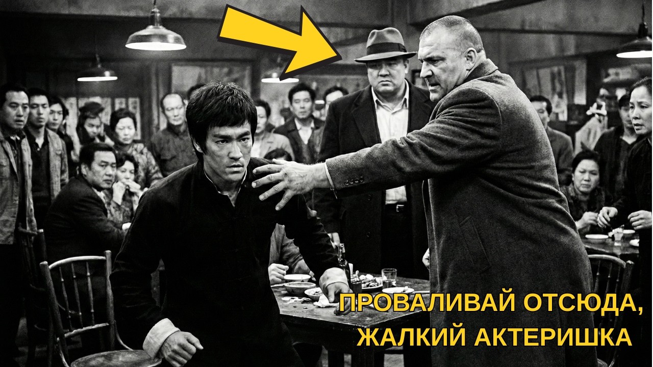 Брюс Ли ужинал, когда босс мафии приказал ему уйти — 5 секунд спустя охрана босса отступила