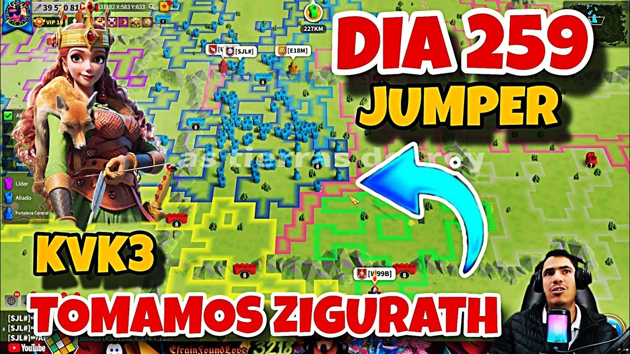 💥-JUMPER-💥 SERIE DIA 259 - TOMAMOS ZIGURATH KVK 3 - RISE OF KINGDOMS