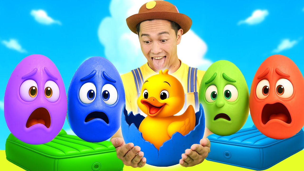 5 Little Eggs Jumping on the Bed +MORE | Tigi Boo Kids Songs