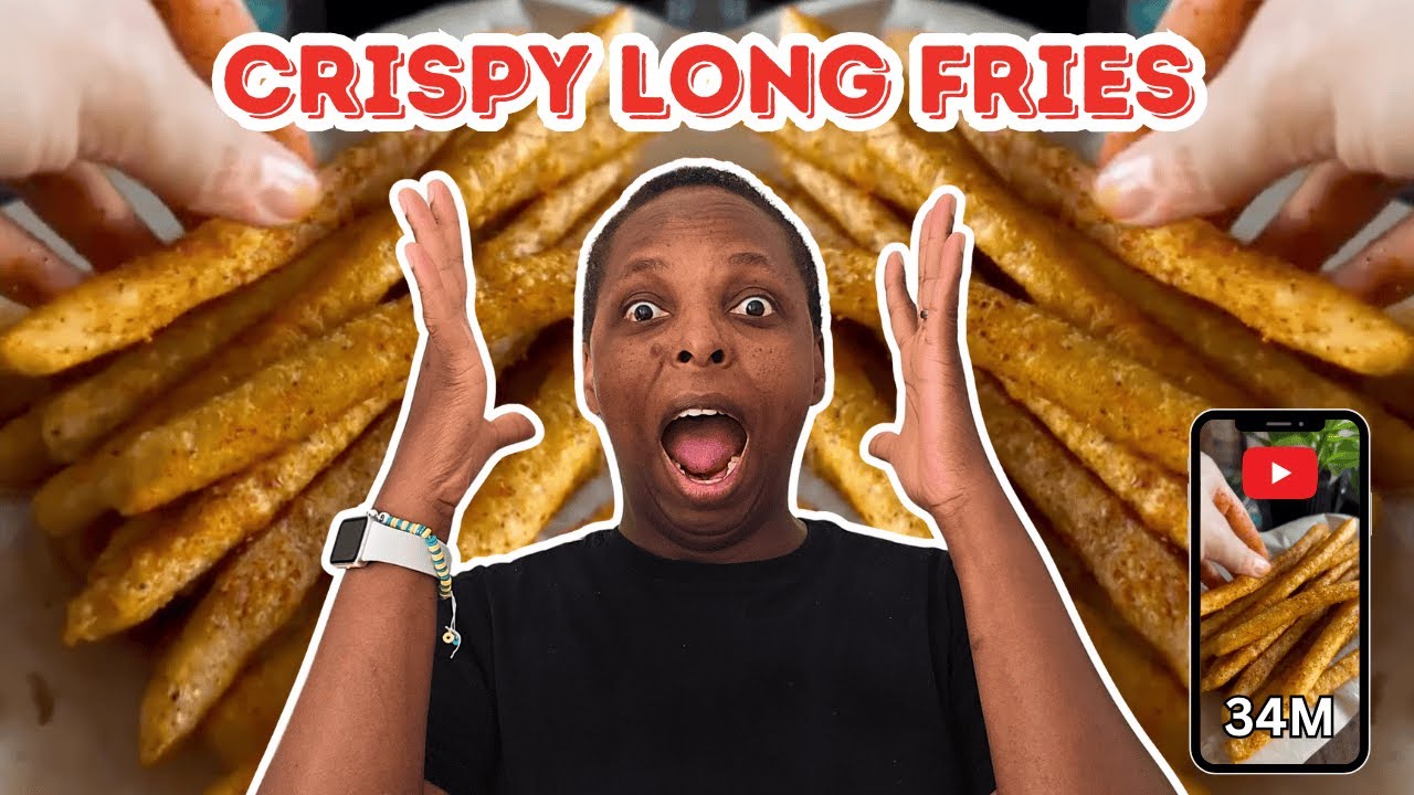 I Tried Making Viral Youtube Recipe | Crispy Long Fries