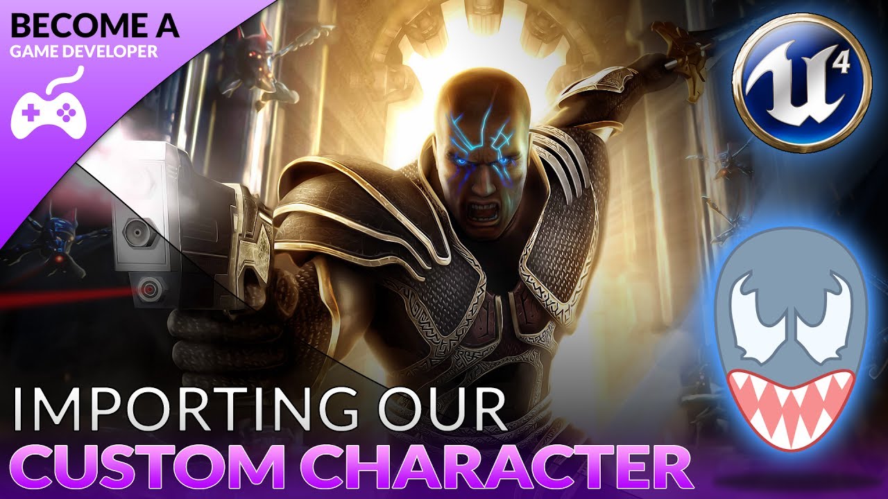 Importing A Custom Character - #4 Creating A Role Playing Game With Unreal Engine 4