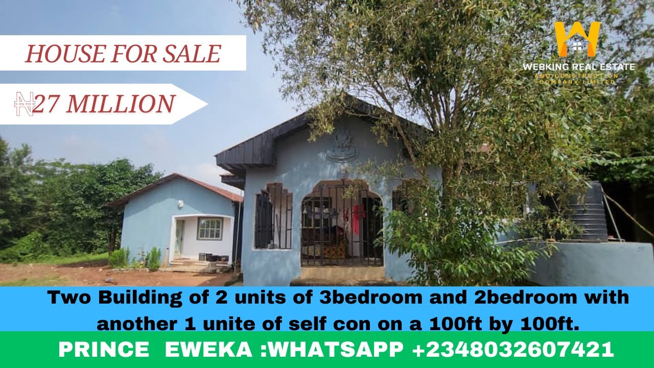 HOUSE FOR SALE IN EKEWAN ROAD TREAD FAIR BENIN CITY EDO STATE NIGERIA.