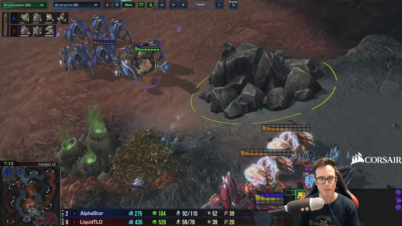 DeepMind Showmatch: AlphaStar vs TLO - Game 3
