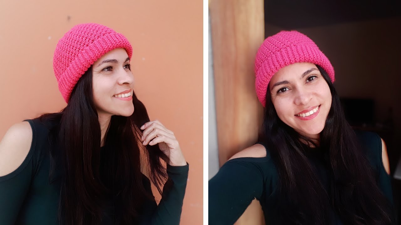 GORRO CARINHO DE CROCHÊ