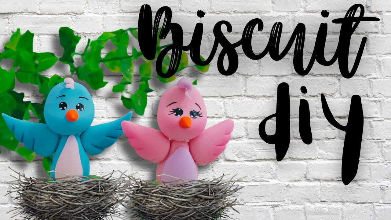 DIY - PASSARINHO DE BISCUIT 