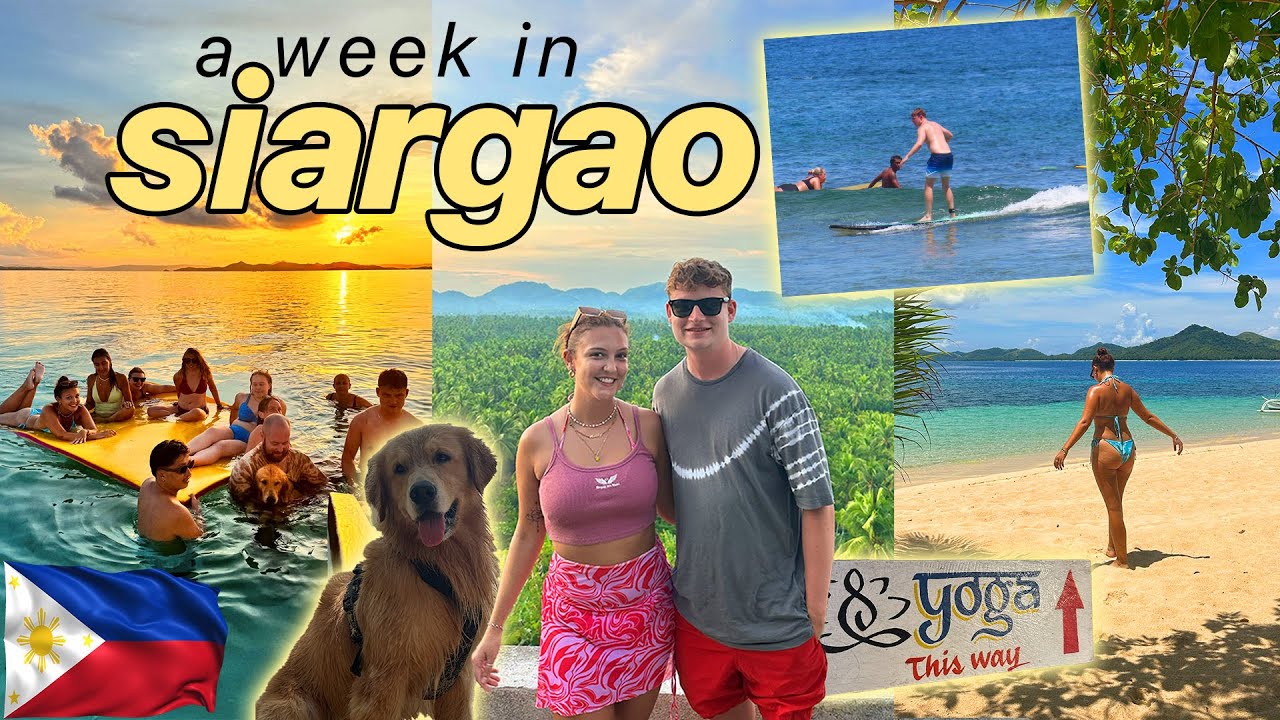 A WEEK IN PARADISE! 🌺 First Time Visiting SIARGAO, The Philippines 🇵🇭