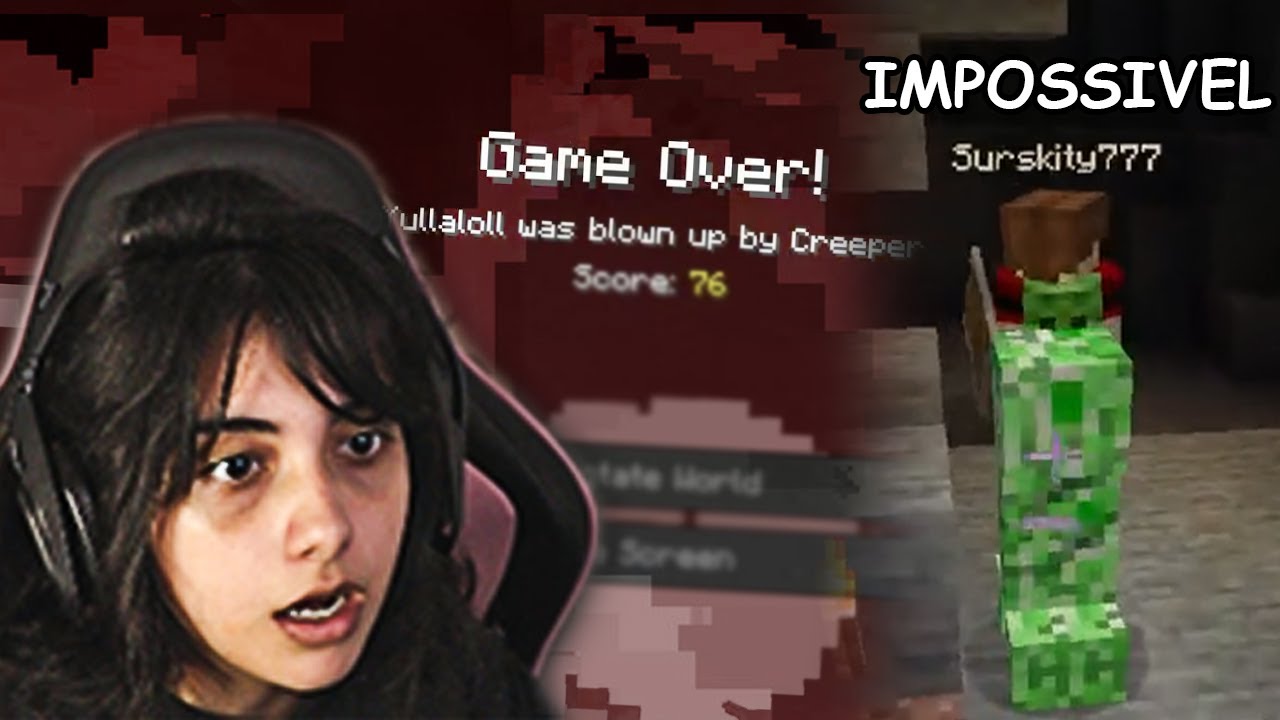 MINECRAFT, MAS É IMPOSSÍVEL ZERAR