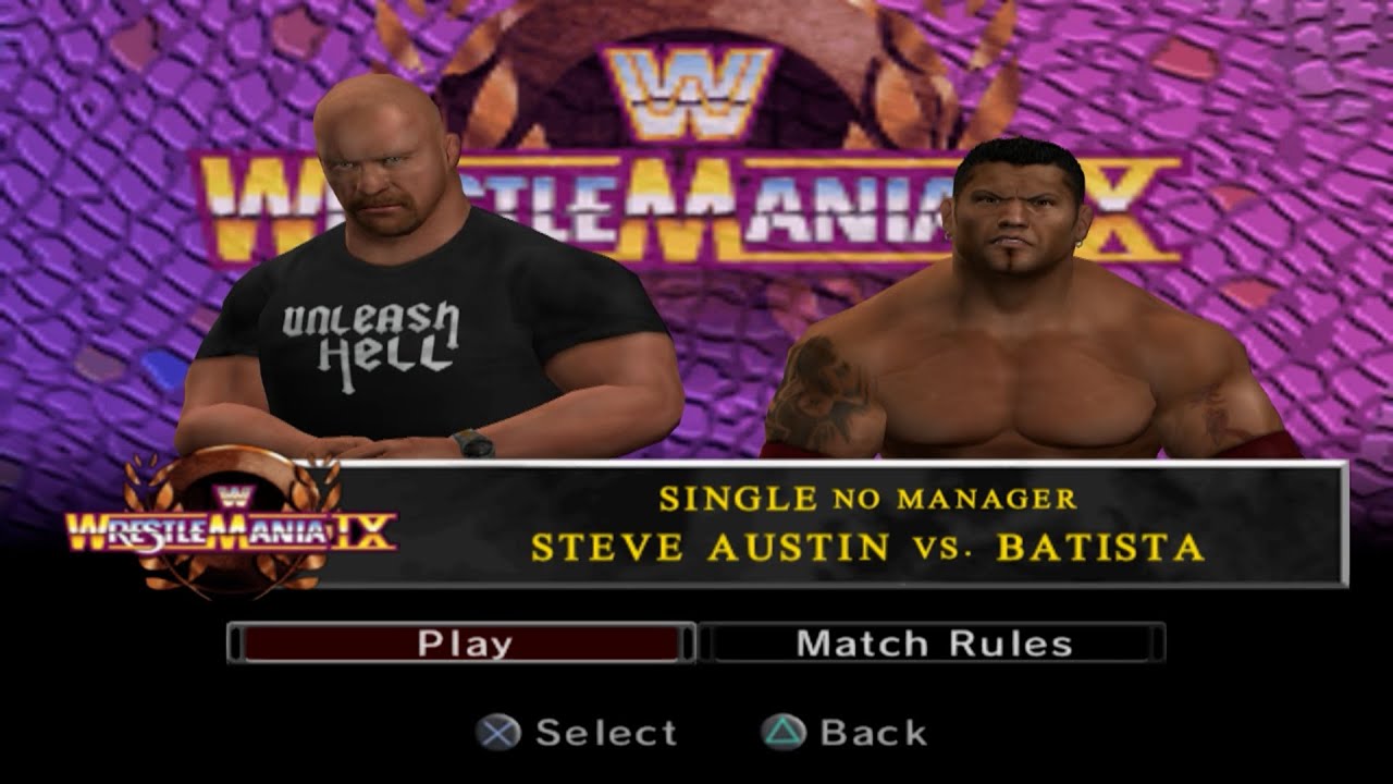 WWE SmackDown! vs. Raw 2006 - Steve Austin VS Batista (SINGLE)