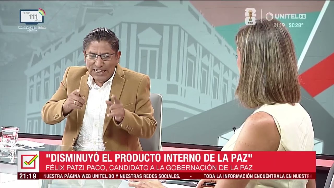 Félix Patzi: “La Paz está estancada, abandonada y en retroceso”