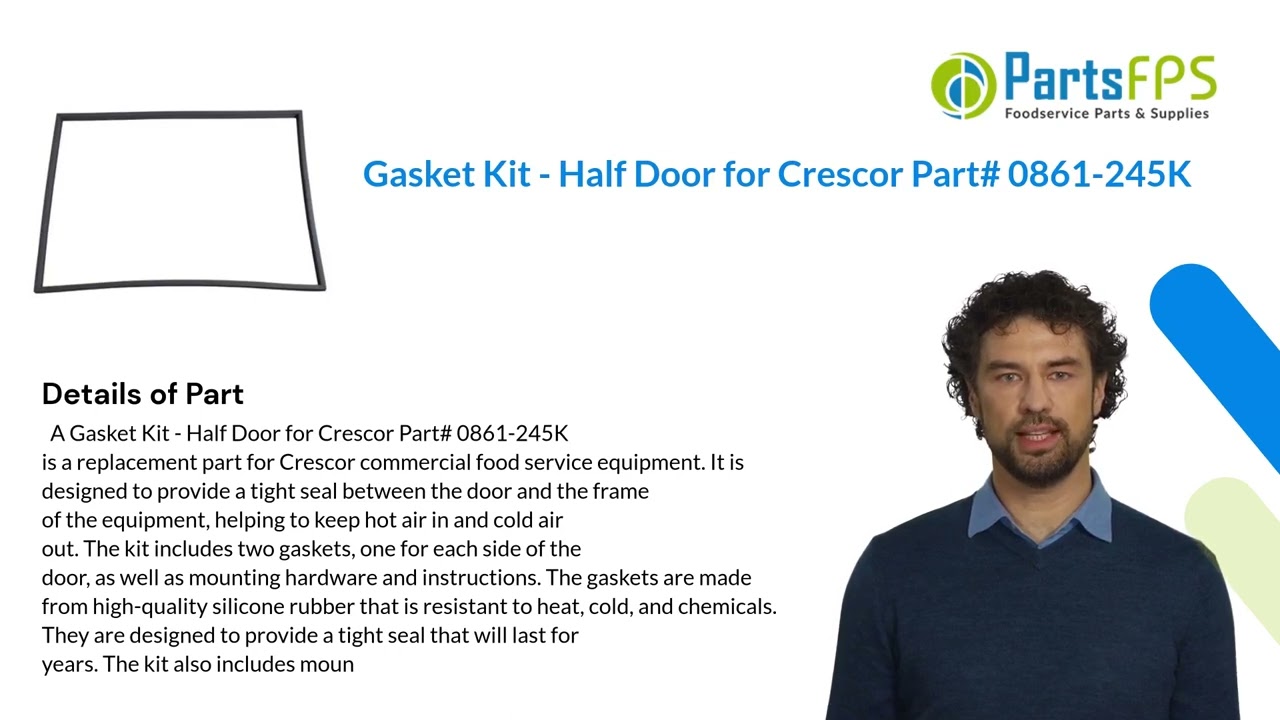 Gasket Kit - Half Door for Crescor Part# 0861-245K - PartsFPS