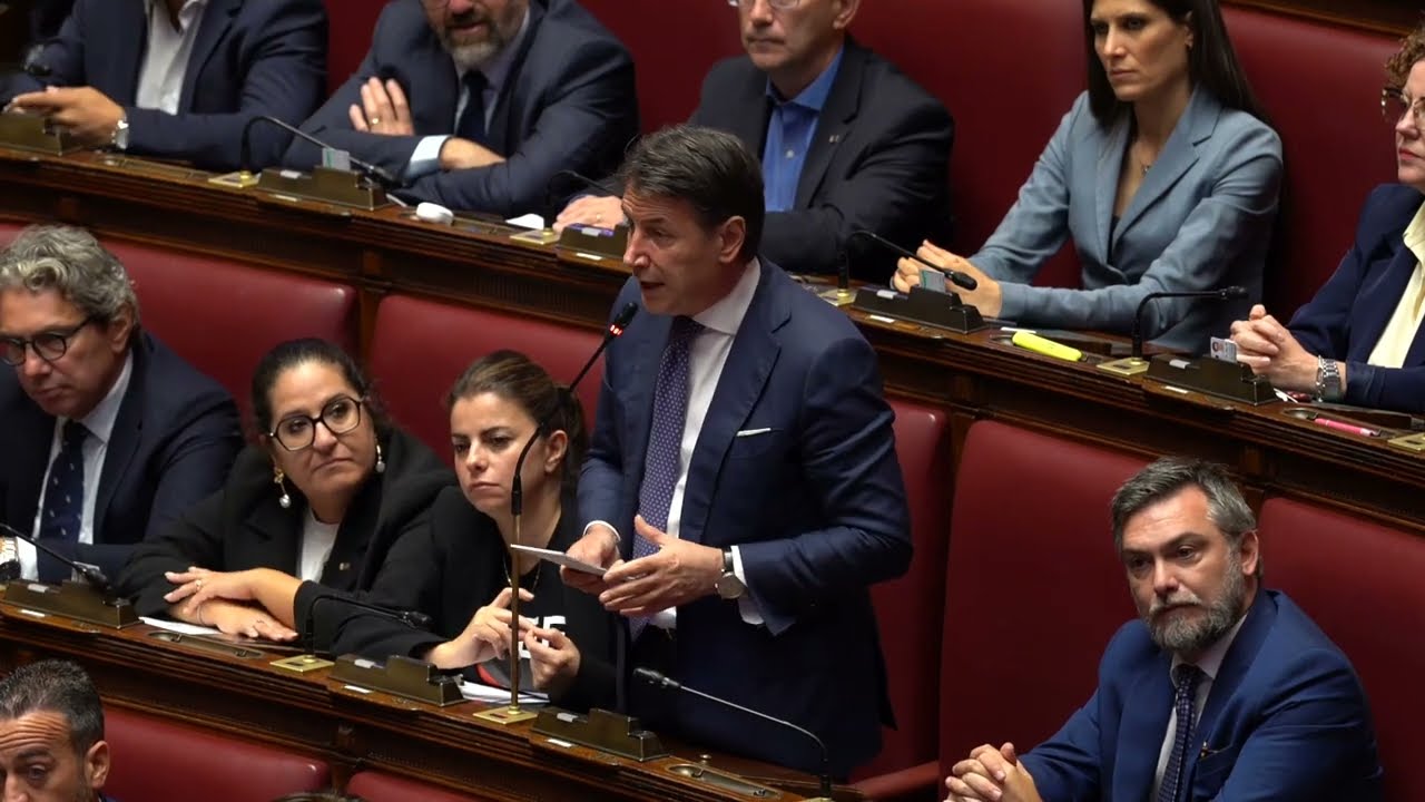 Conte: “Governo codardo, indifferente al genocidio a Gaza”