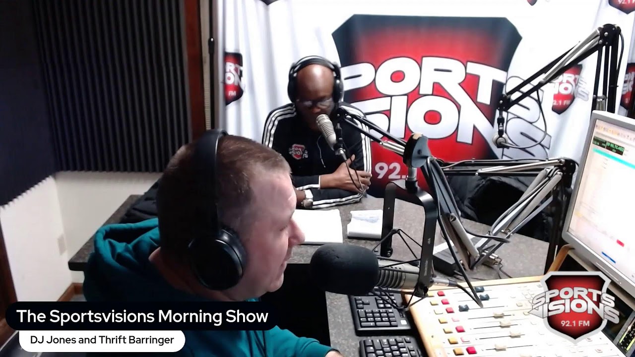 The Sportsvisions Morning Show with DJ Jones and Thrift Barringer