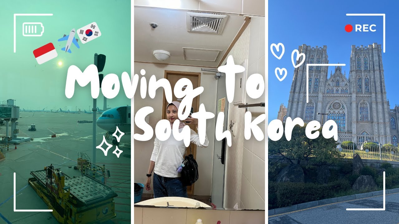 Moving to South Korea🇮🇩✈️🇰🇷 | packing, flying alone, Kyung Hee University dormitory tour