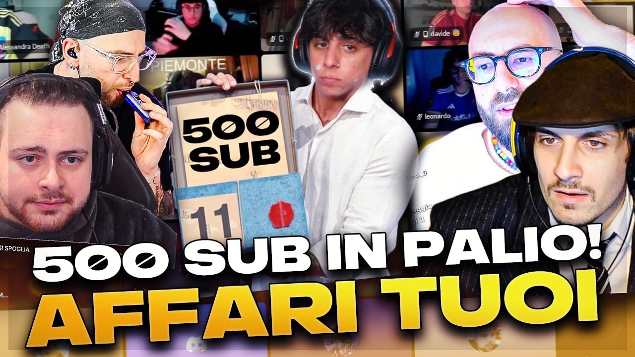 AFFARI TUOI 2V2 con 500 SUB IN PALIO ! con MARZA, MANUUXO, PESH E ZAZZONE